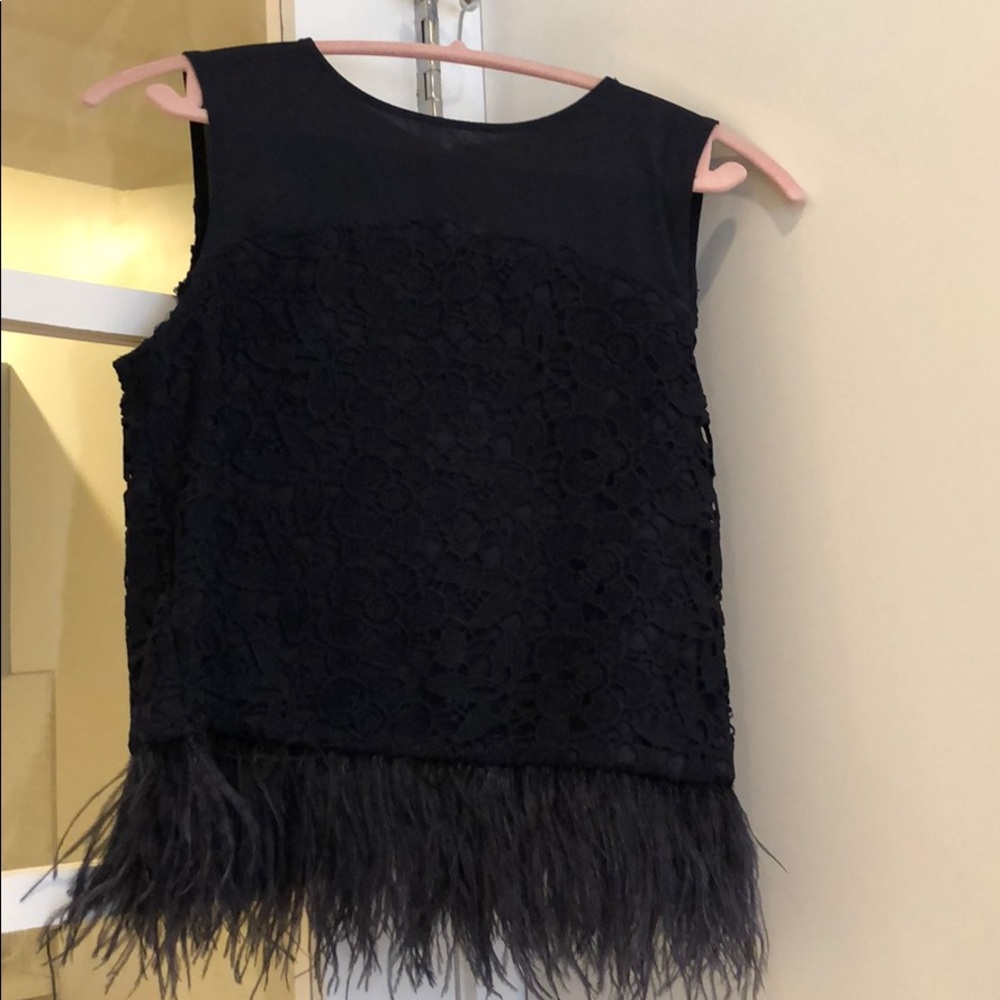 Greylin - Small - Lace/Feather top